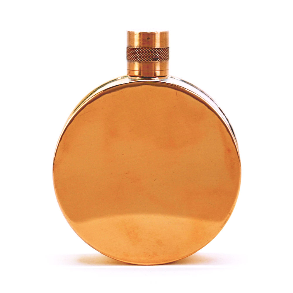 Kentucky Round Copper Flask