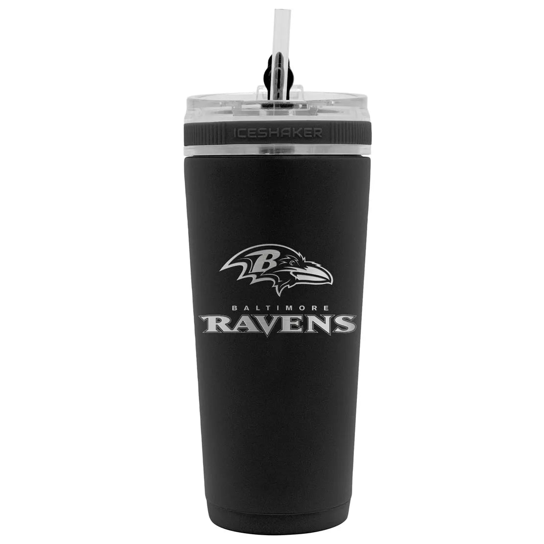 NFL 26 oz. STAINLESS STEEL ICE SHAKER BOTTLE