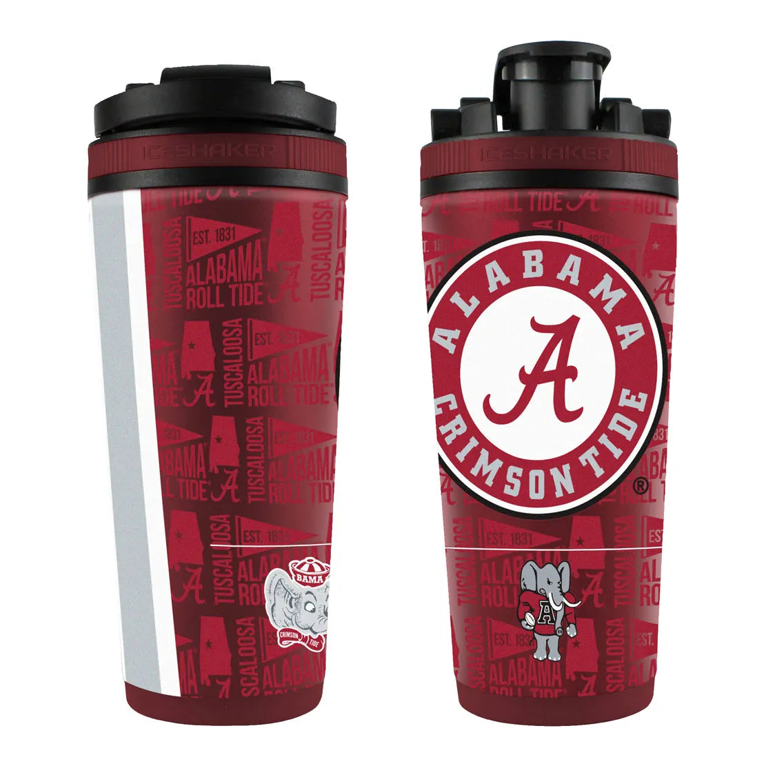 NCAA ELEMENT 26OZ 4D STAINLESS STEEL ICE SHAKER