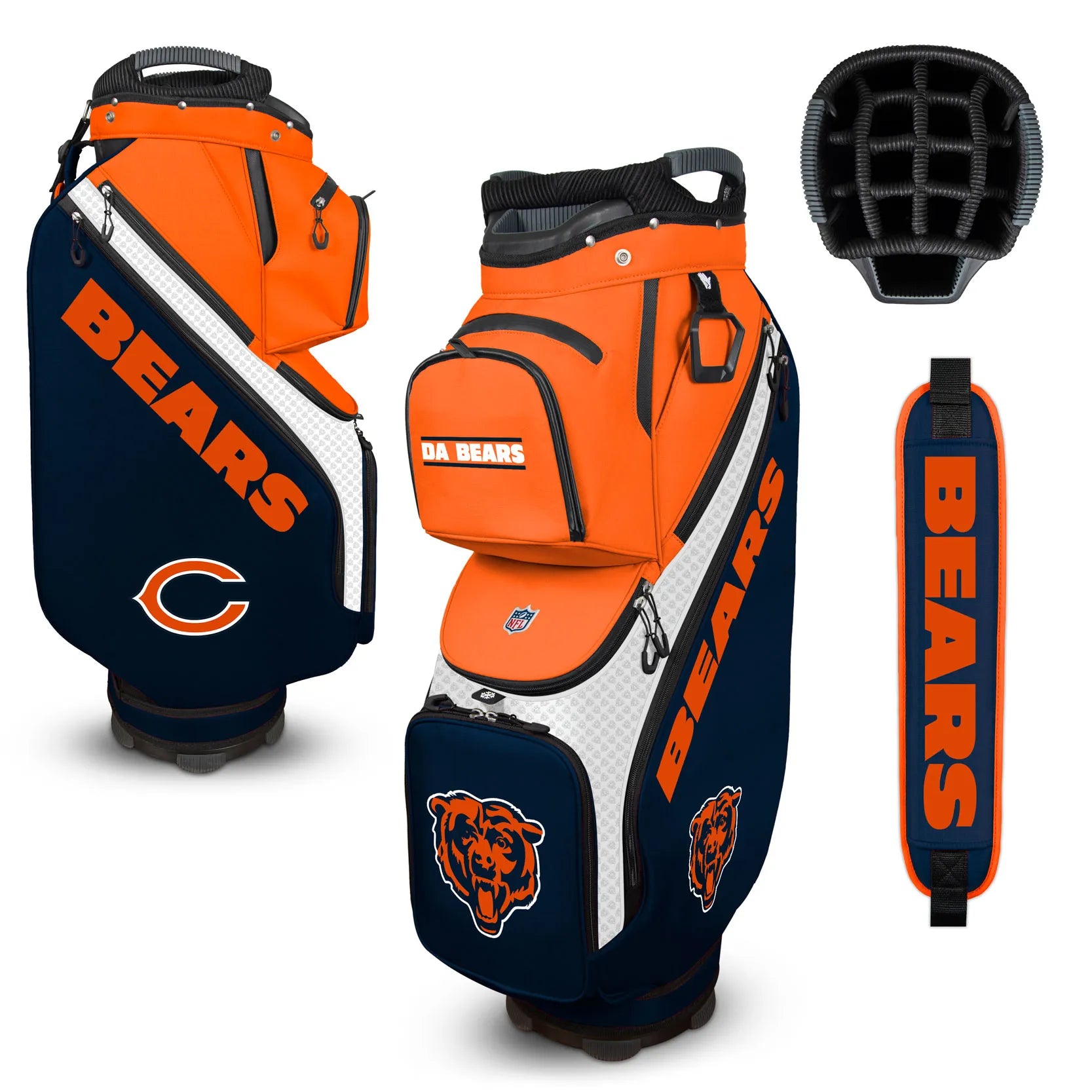 NFL Clubhouse Cooler Cart Golf Bag