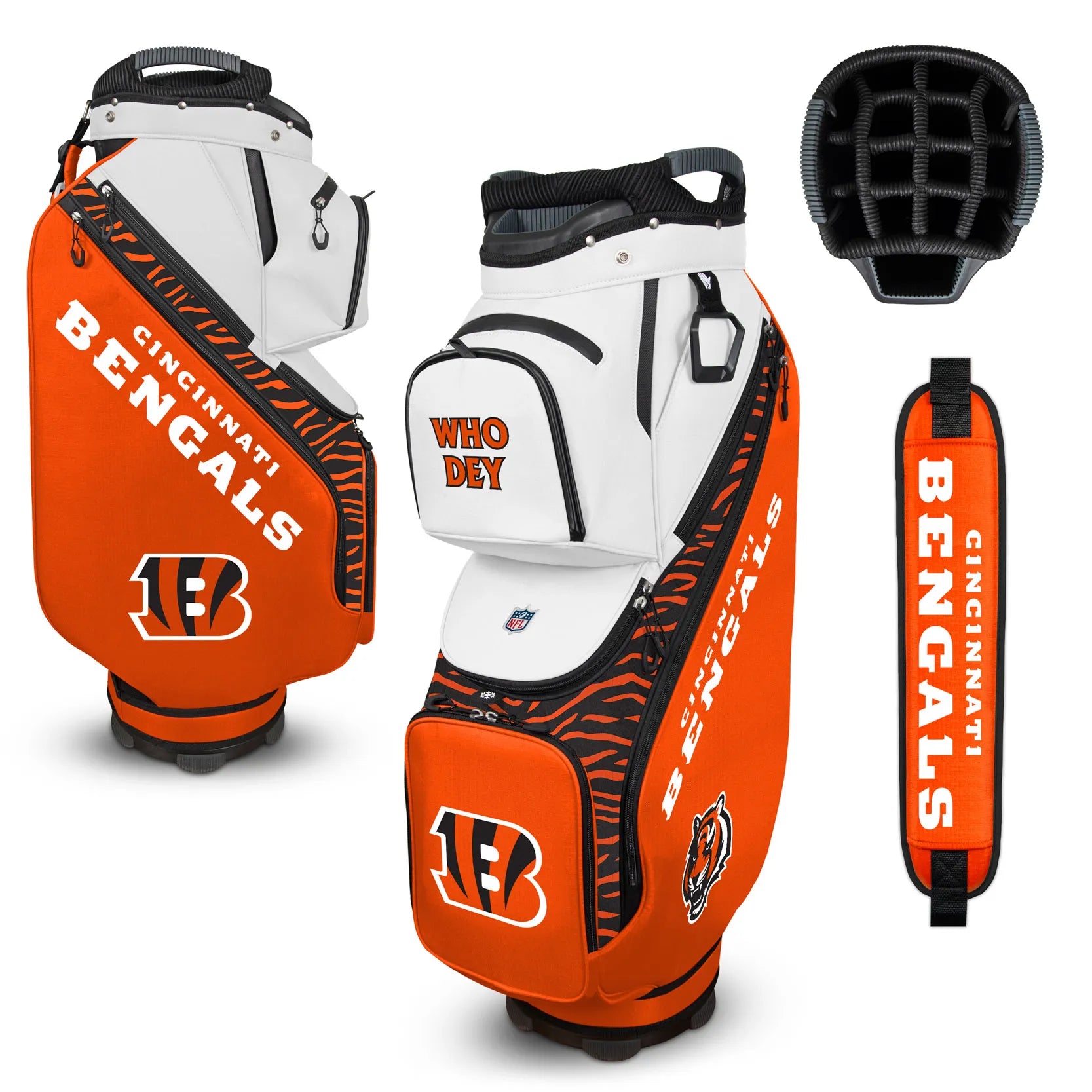 NFL Clubhouse Cooler Cart Golf Bag