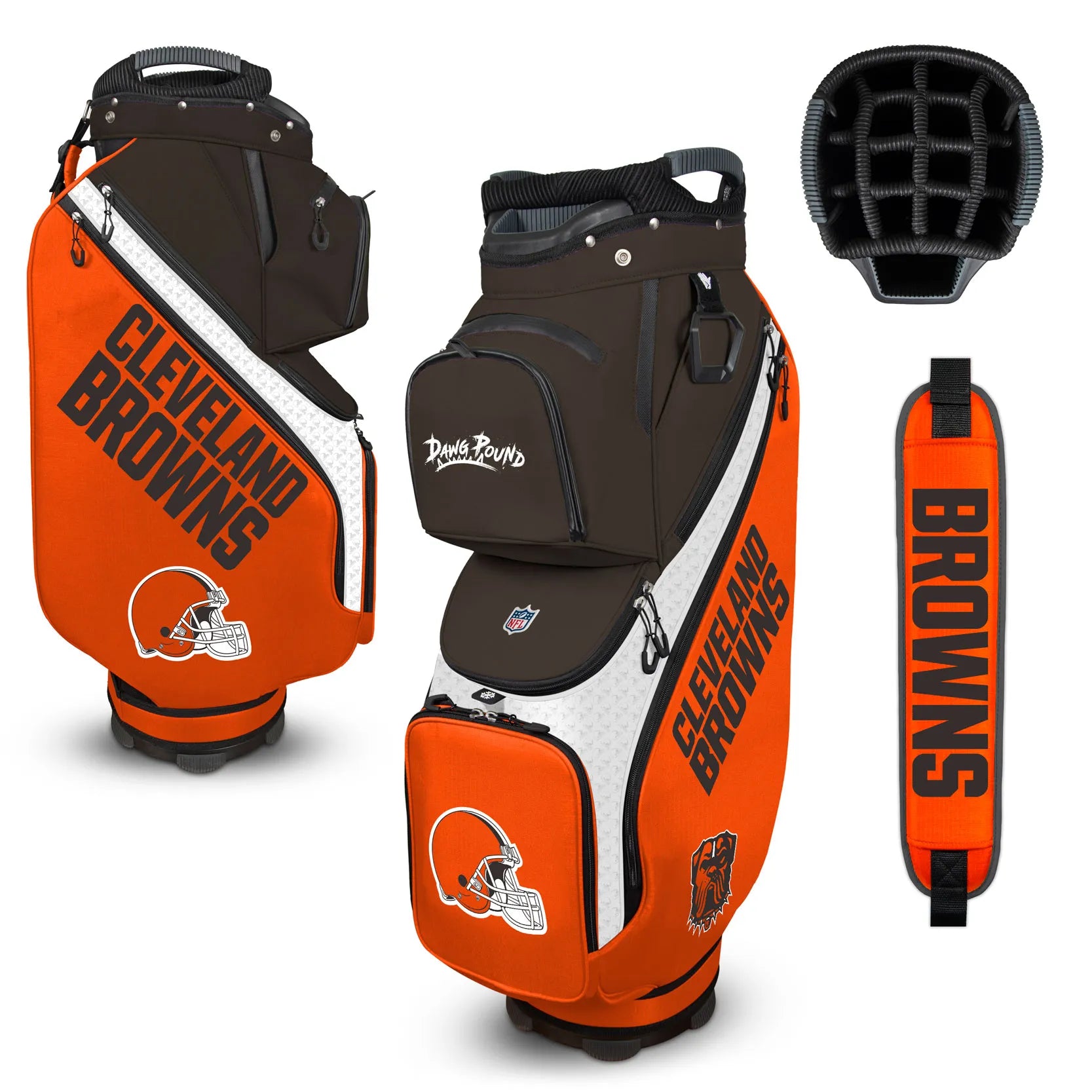 NFL Clubhouse Cooler Cart Golf Bag