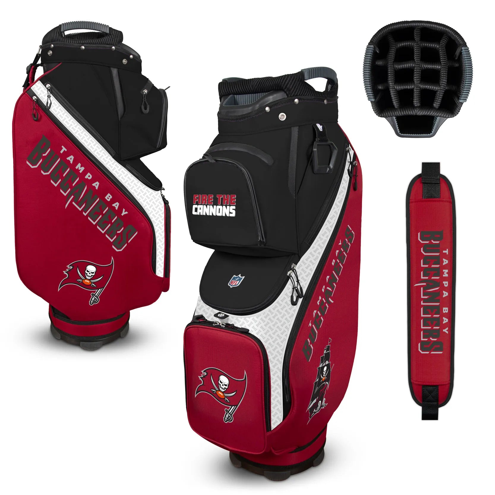 NFL Clubhouse Cooler Cart Golf Bag