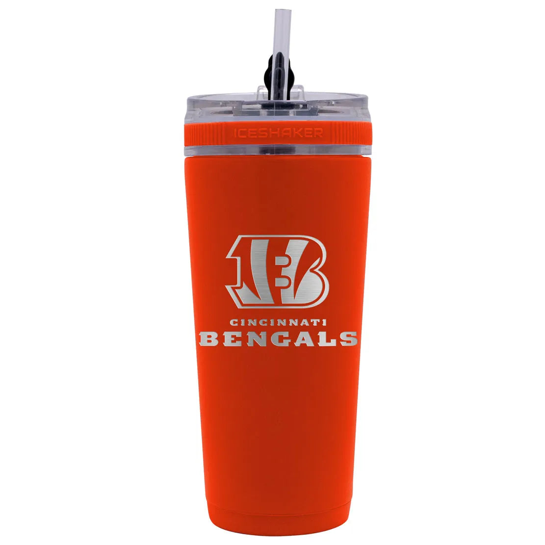 NFL 26 oz. STAINLESS STEEL ICE SHAKER BOTTLE