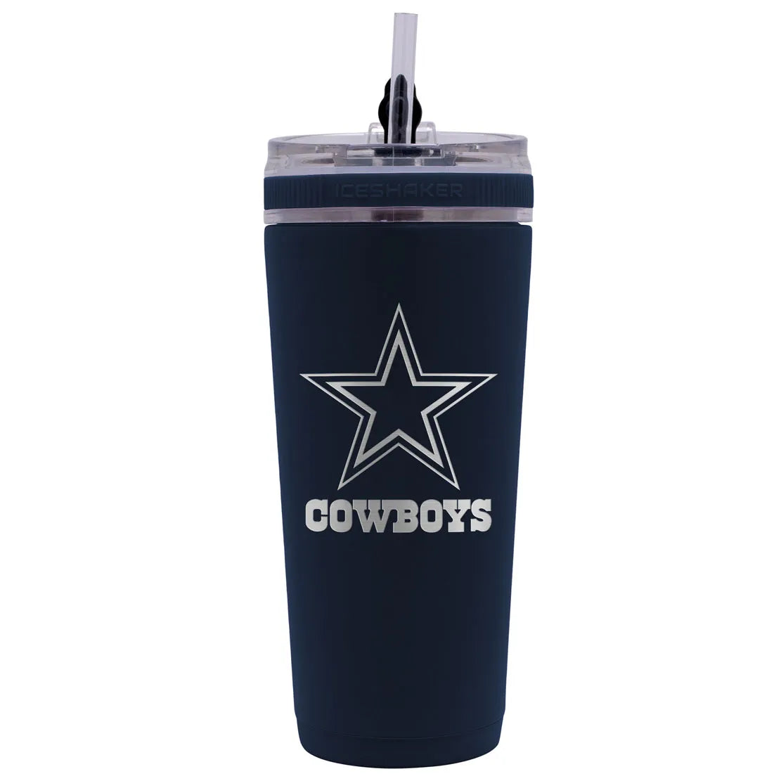 NFL 26 oz. STAINLESS STEEL ICE SHAKER BOTTLE