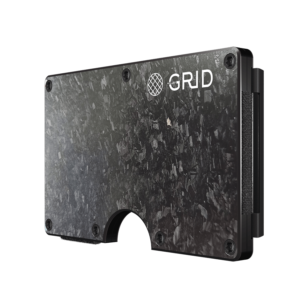GRID Forged Carbon Wallet