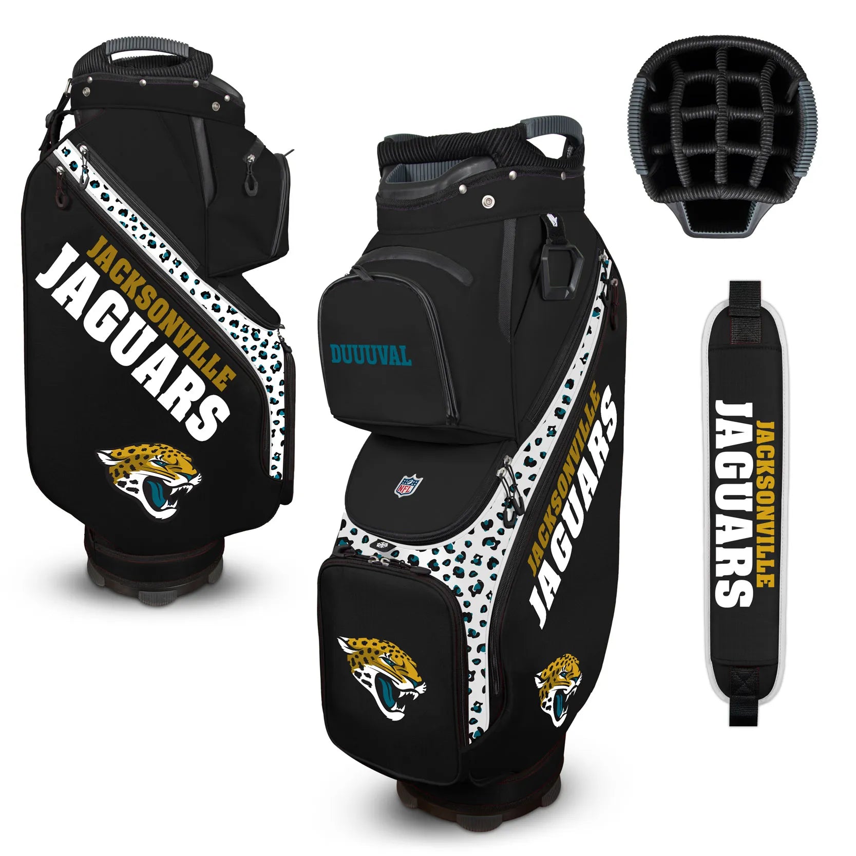 NFL Clubhouse Cooler Cart Golf Bag