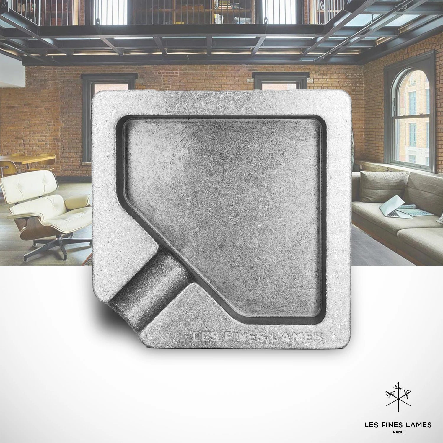 Monad Raw Aluminum Ashtray