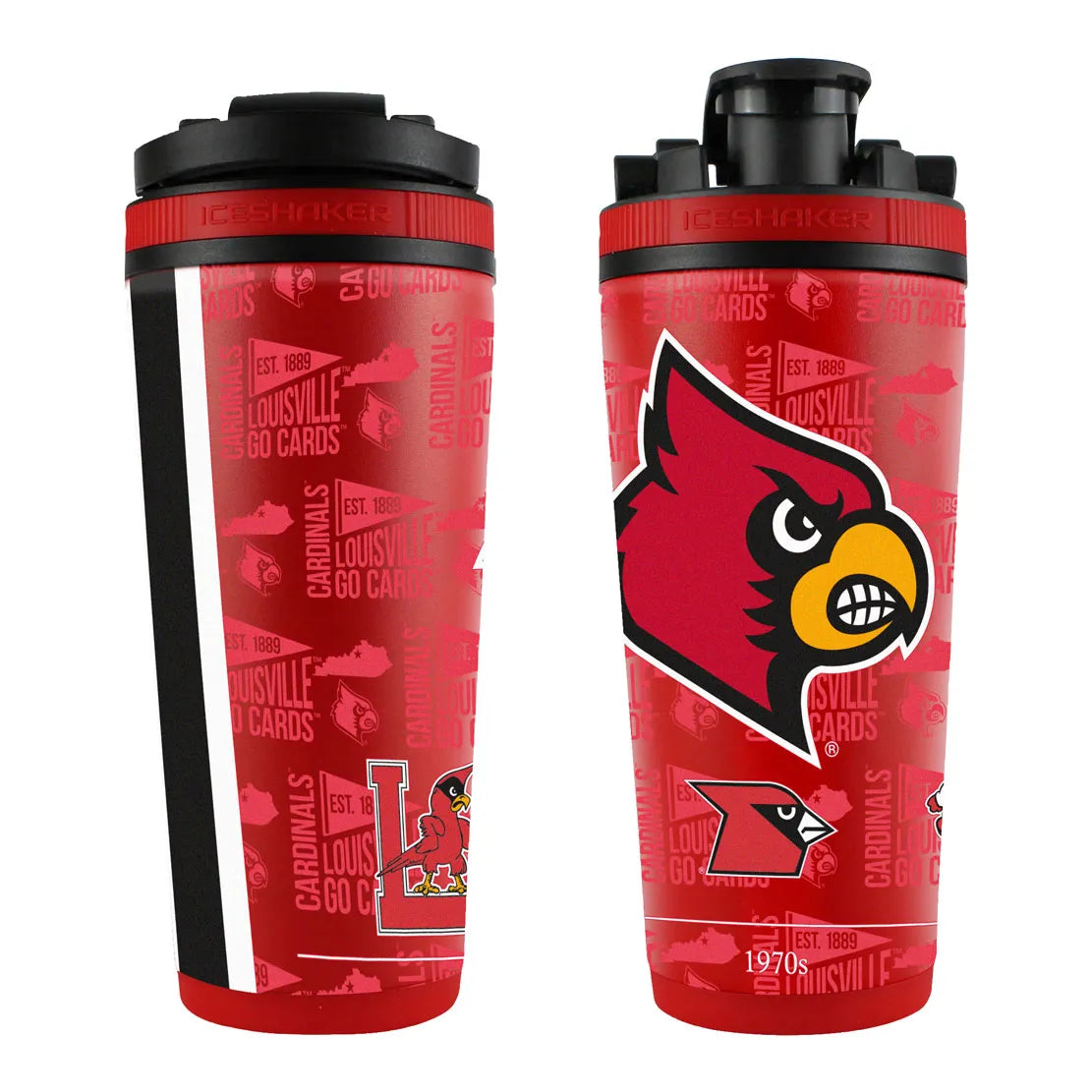 NCAA ELEMENT 26OZ 4D STAINLESS STEEL ICE SHAKER