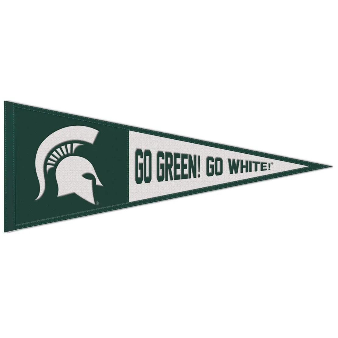 Collegiate Slogan Wool Pennant