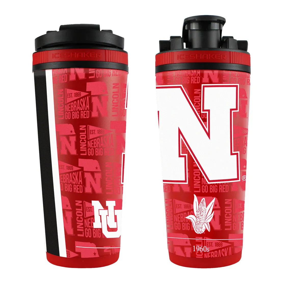 NCAA ELEMENT 26OZ 4D STAINLESS STEEL ICE SHAKER