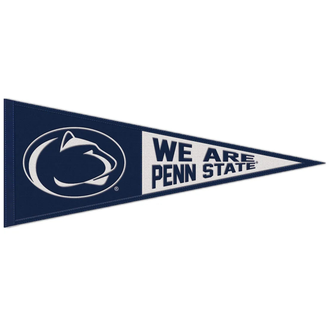 Collegiate Slogan Wool Pennant