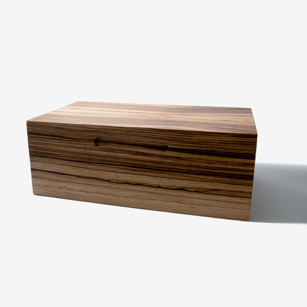 Cigar Humidor - Zebrawood with Spanish Cedar Lining - 80 Capacity