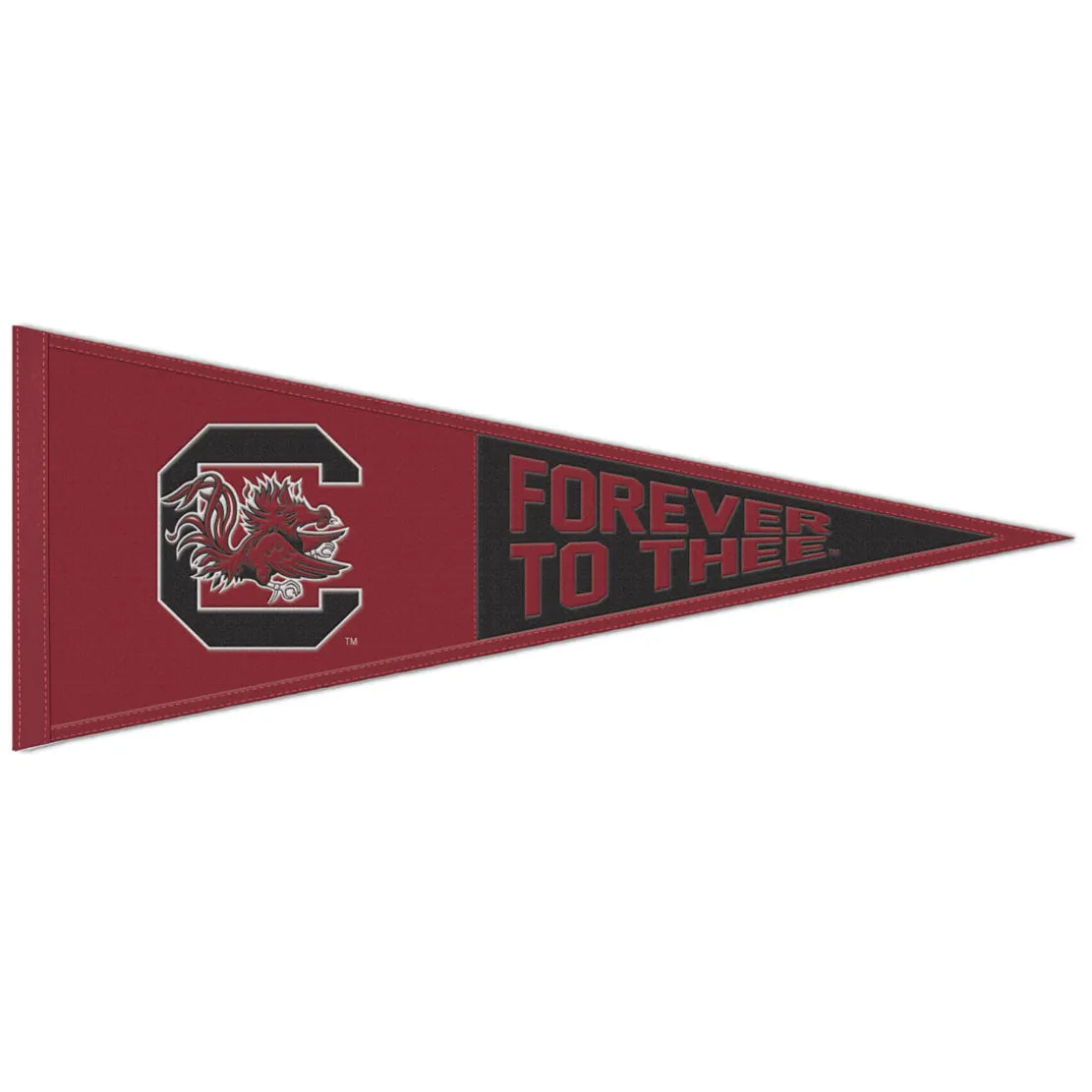 Collegiate Slogan Wool Pennant