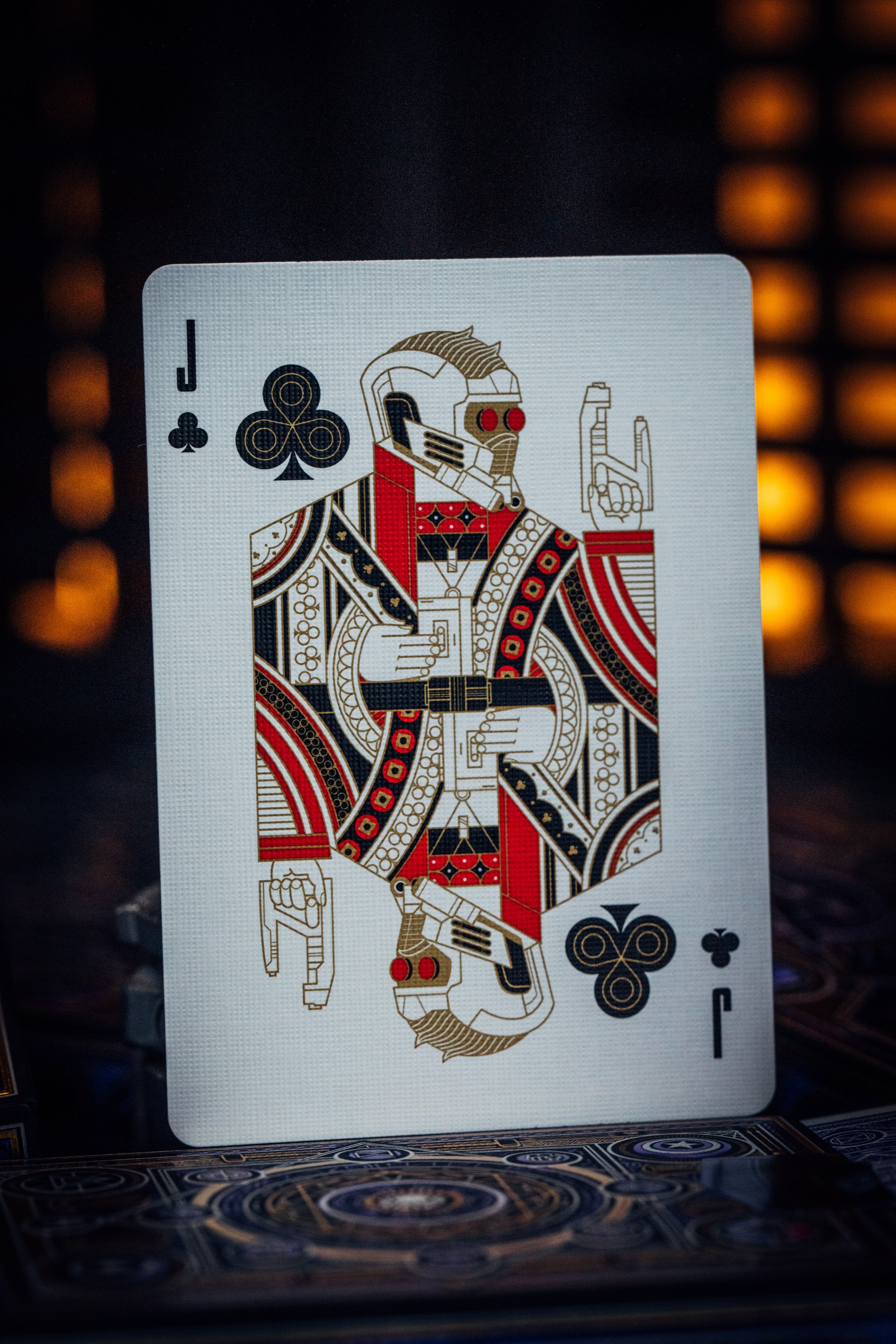 Theory11 Avengers playing card, Star Lord as King of Clubs