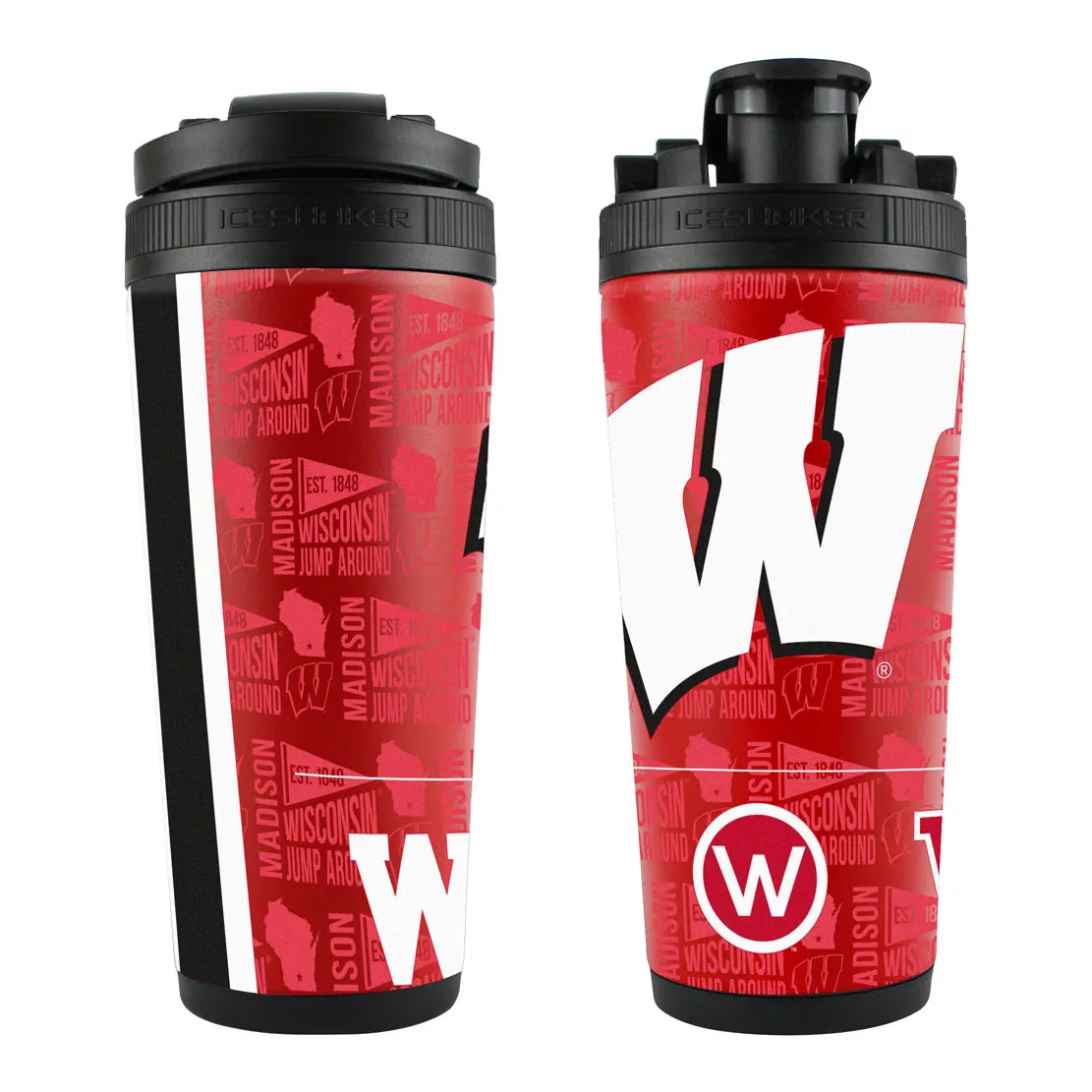 NCAA ELEMENT 26OZ 4D STAINLESS STEEL ICE SHAKER