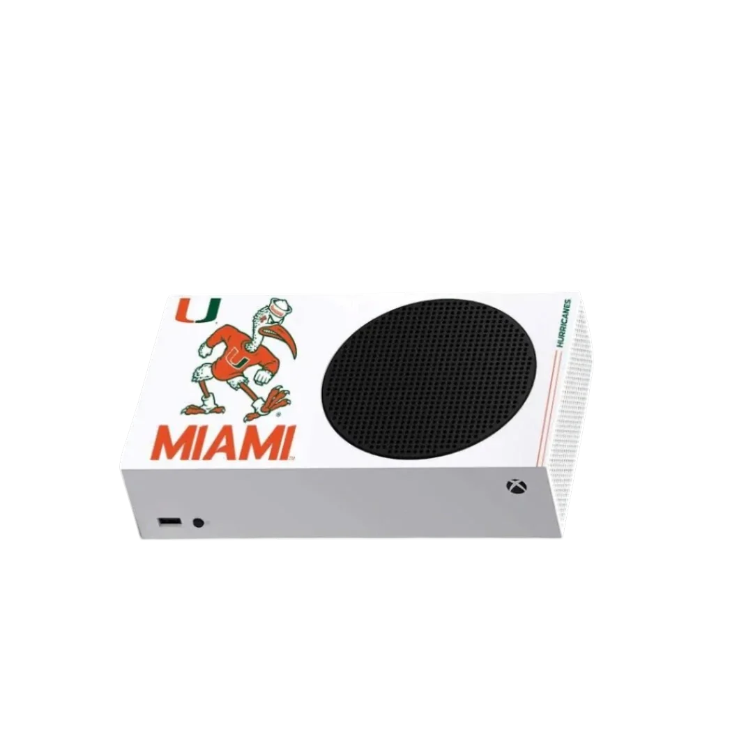 Miami Hurricanes Xbox X/S Varsity Wrapz Console Wrap