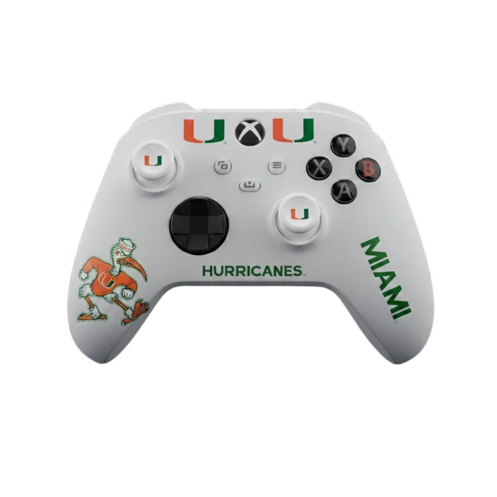 Miami Hurricanes Xbox Varsity Gripz Controller Wrap