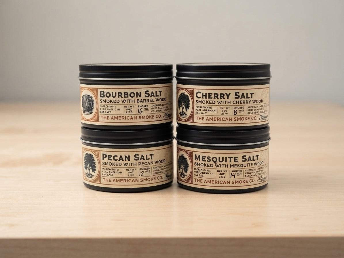 4 Flavor Smoked Salt Gift Set