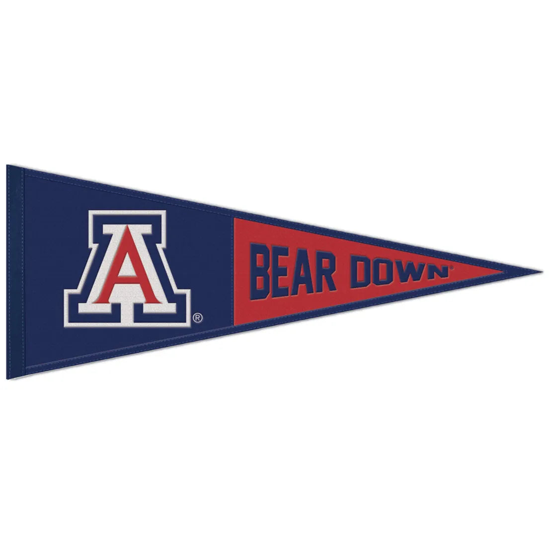 Collegiate Slogan Wool Pennant