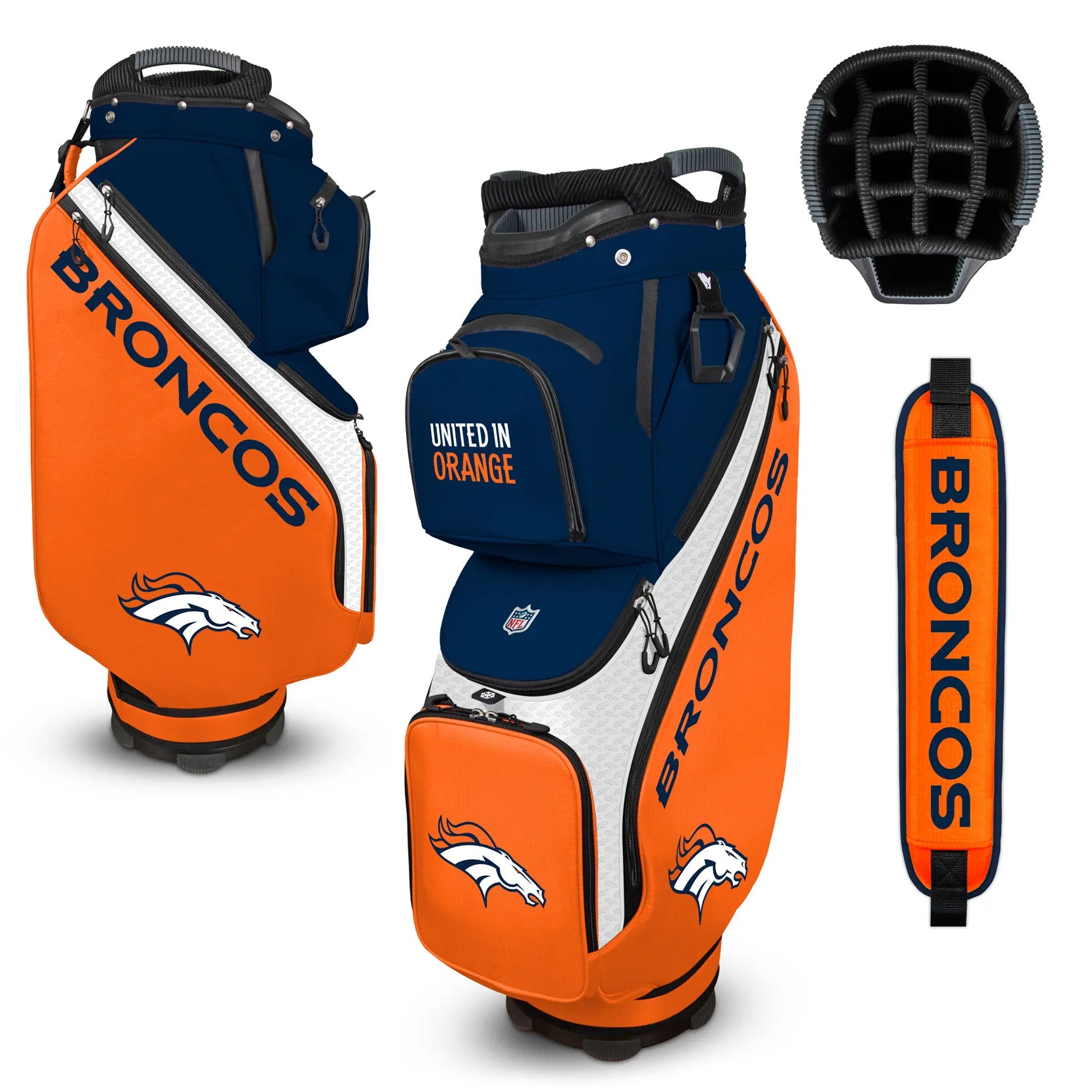 NFL Clubhouse Cooler Cart Golf Bag