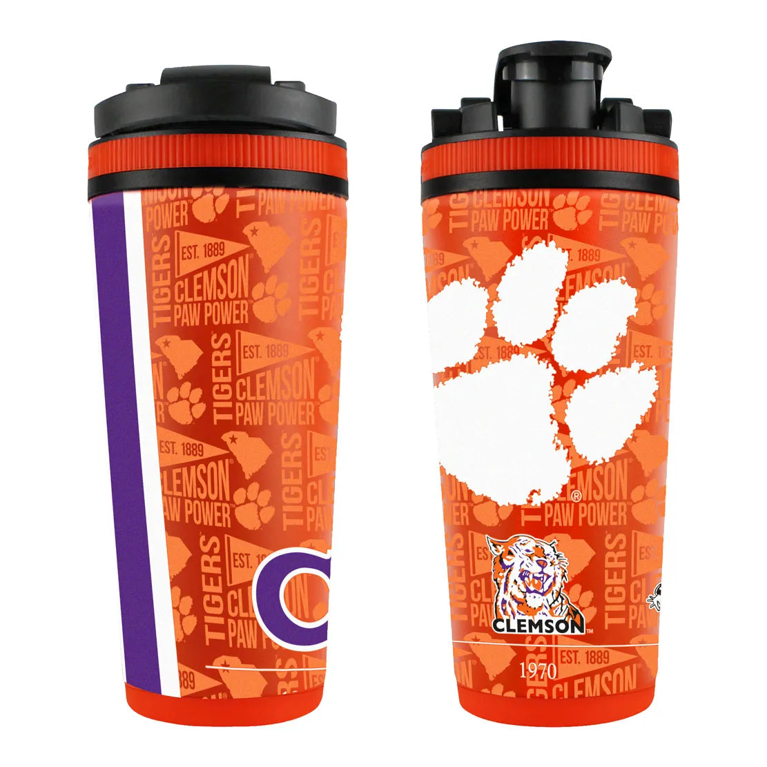 NCAA ELEMENT 26OZ 4D STAINLESS STEEL ICE SHAKER