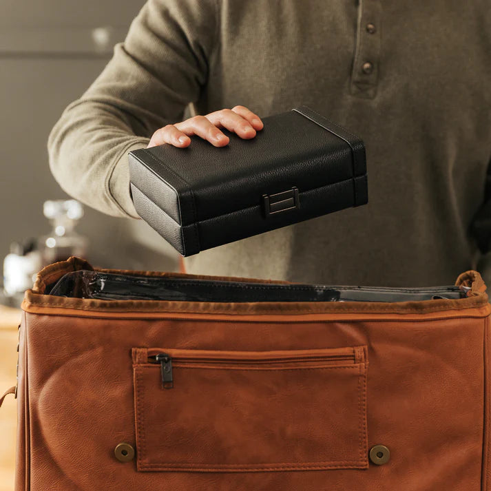 Maxwell 8-Cigar Travel Case - Black