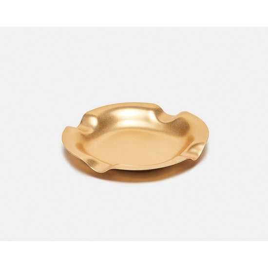 Solid Brass Stamped Ashtray