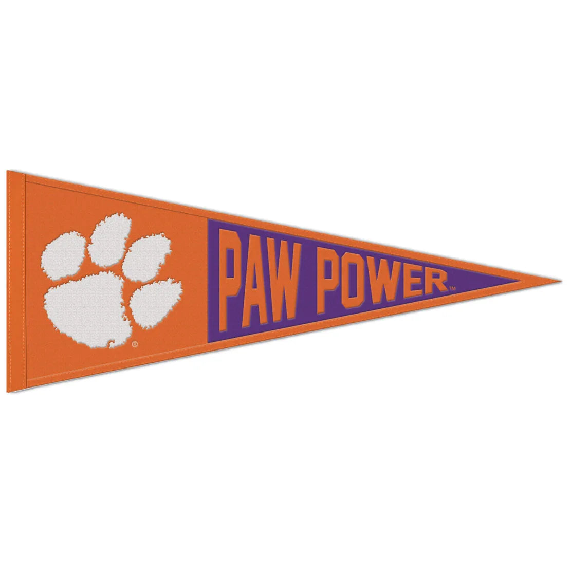 Collegiate Slogan Wool Pennant