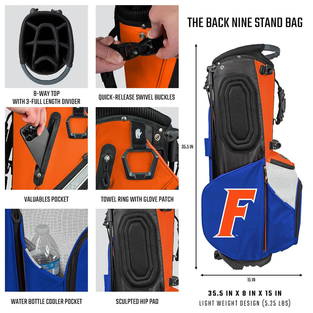 Collegiate Back Nine Golf Bag