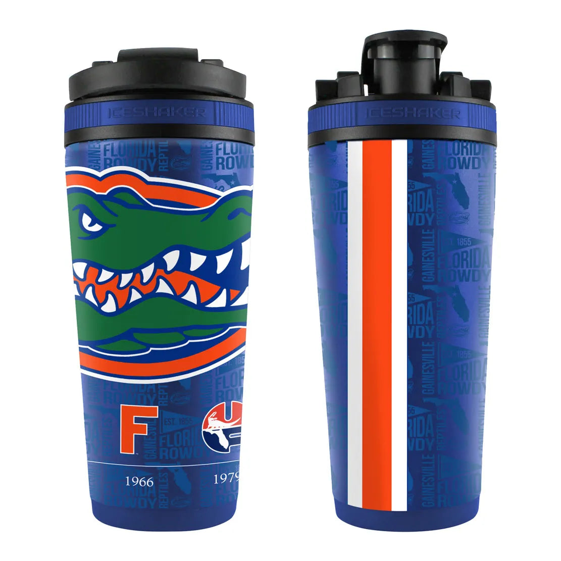 NCAA ELEMENT 26OZ 4D STAINLESS STEEL ICE SHAKER