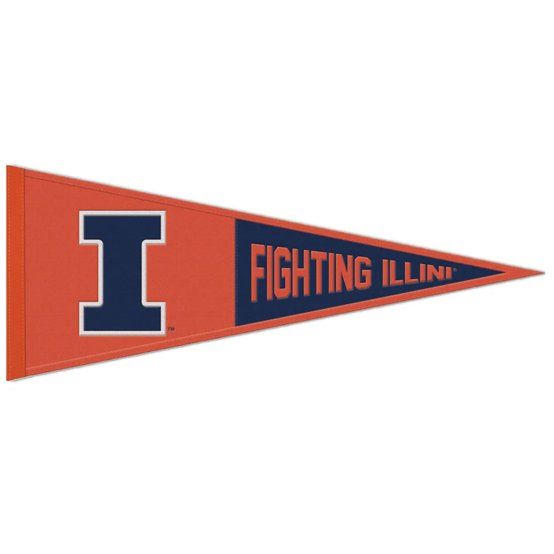 Collegiate Slogan Wool Pennant