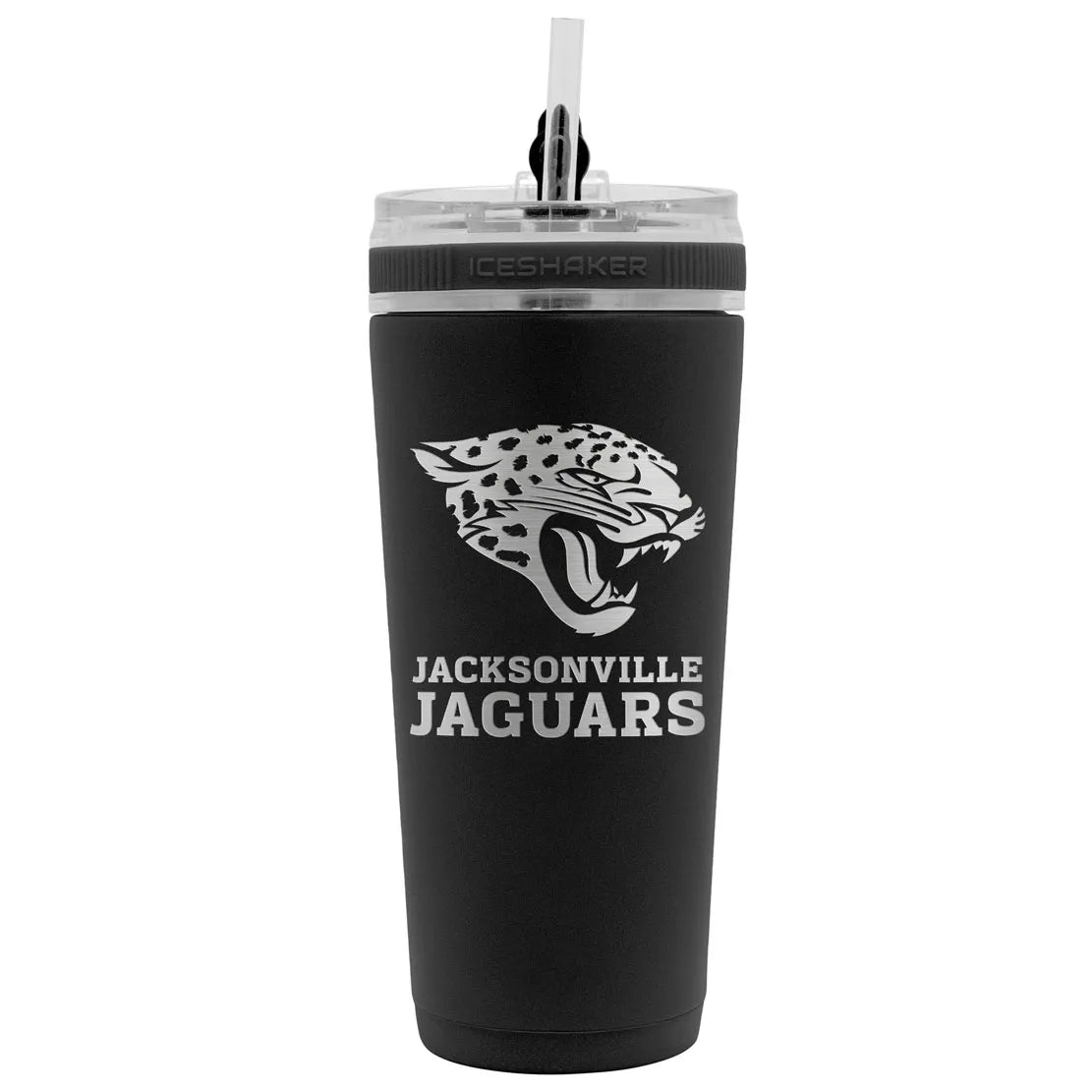 NFL 26 oz. STAINLESS STEEL ICE SHAKER BOTTLE