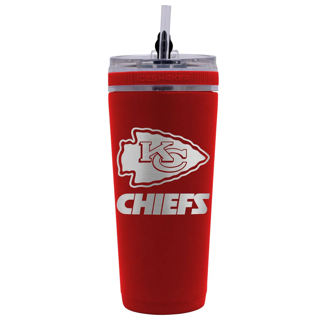 NFL 26 oz. STAINLESS STEEL ICE SHAKER BOTTLE