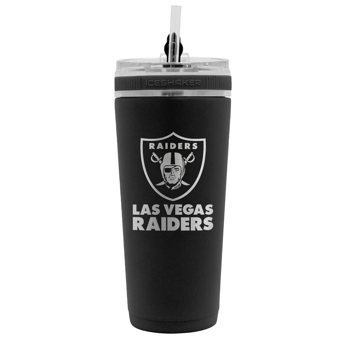 NFL 26 oz. STAINLESS STEEL ICE SHAKER BOTTLE