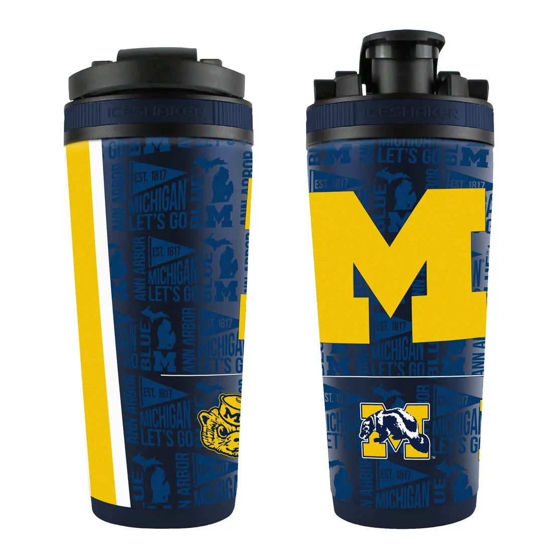 NCAA ELEMENT 26OZ 4D STAINLESS STEEL ICE SHAKER