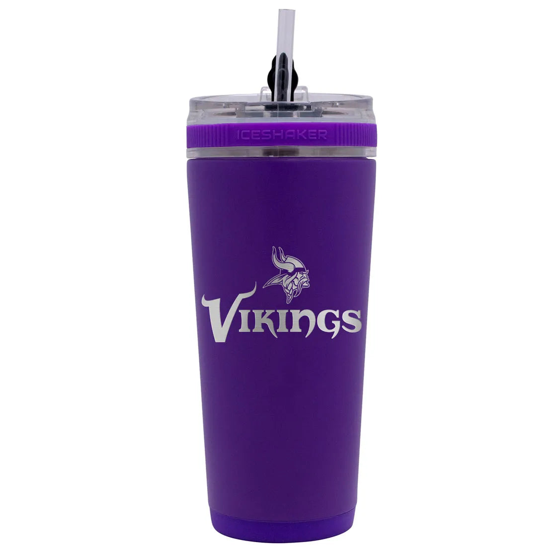 NFL 26 oz. STAINLESS STEEL ICE SHAKER BOTTLE