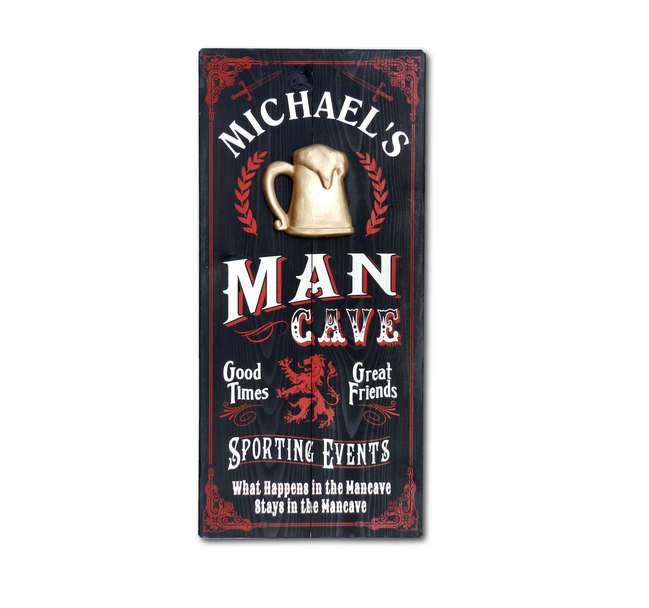 Personalized Vintage Man Cave Sign