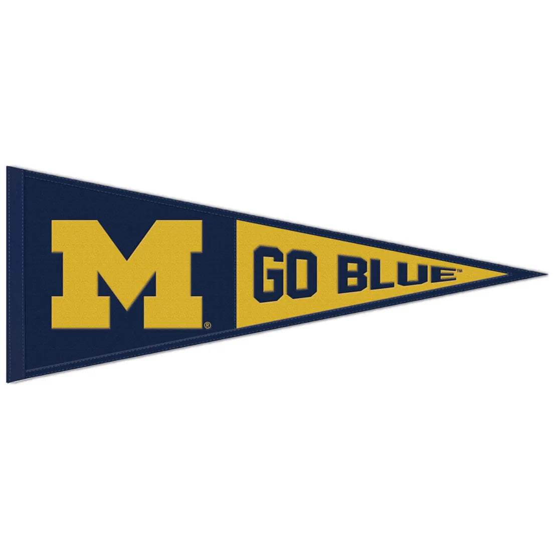 Collegiate Slogan Wool Pennant