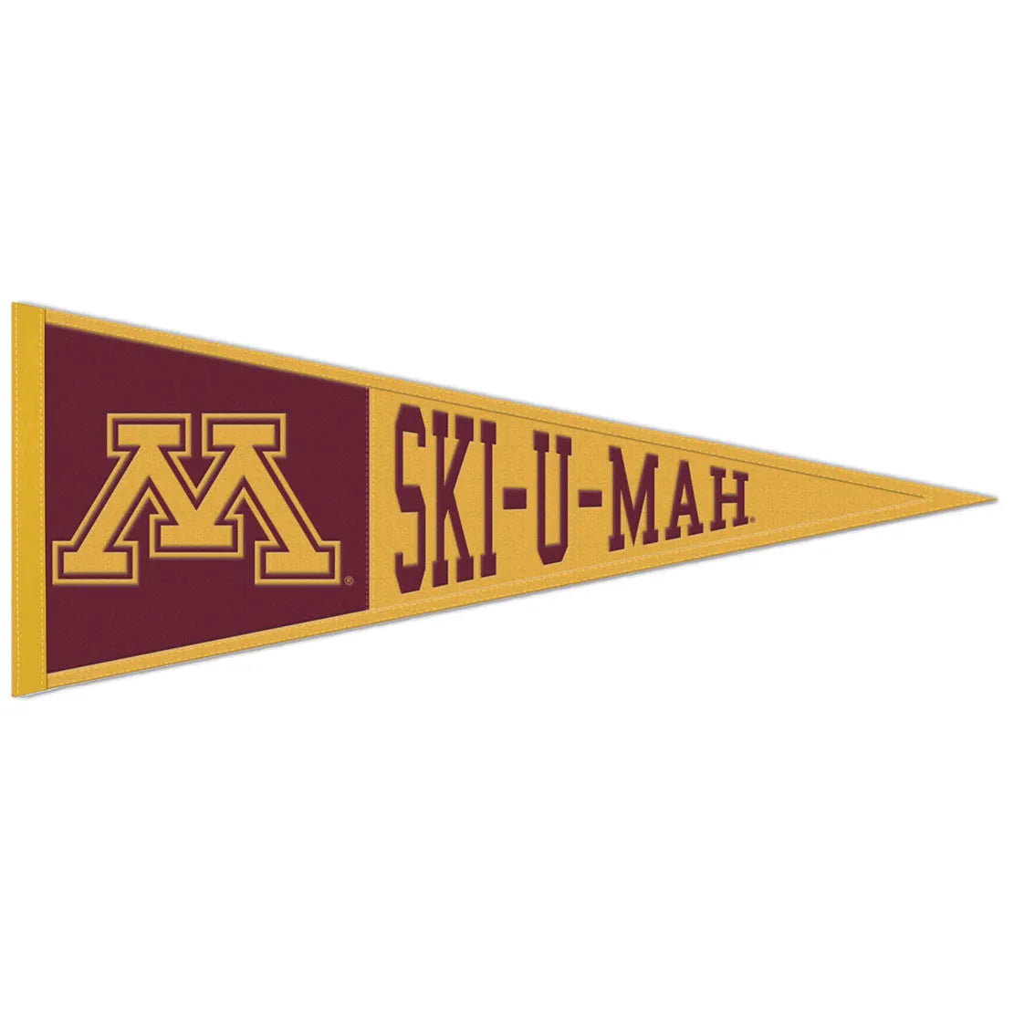 Collegiate Slogan Wool Pennant