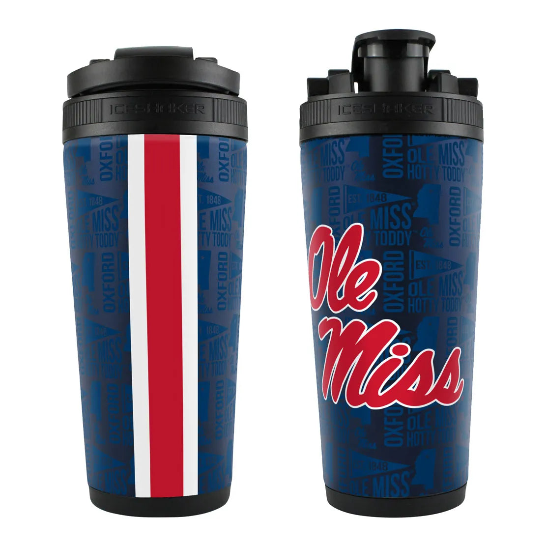 NCAA ELEMENT 26OZ 4D STAINLESS STEEL ICE SHAKER