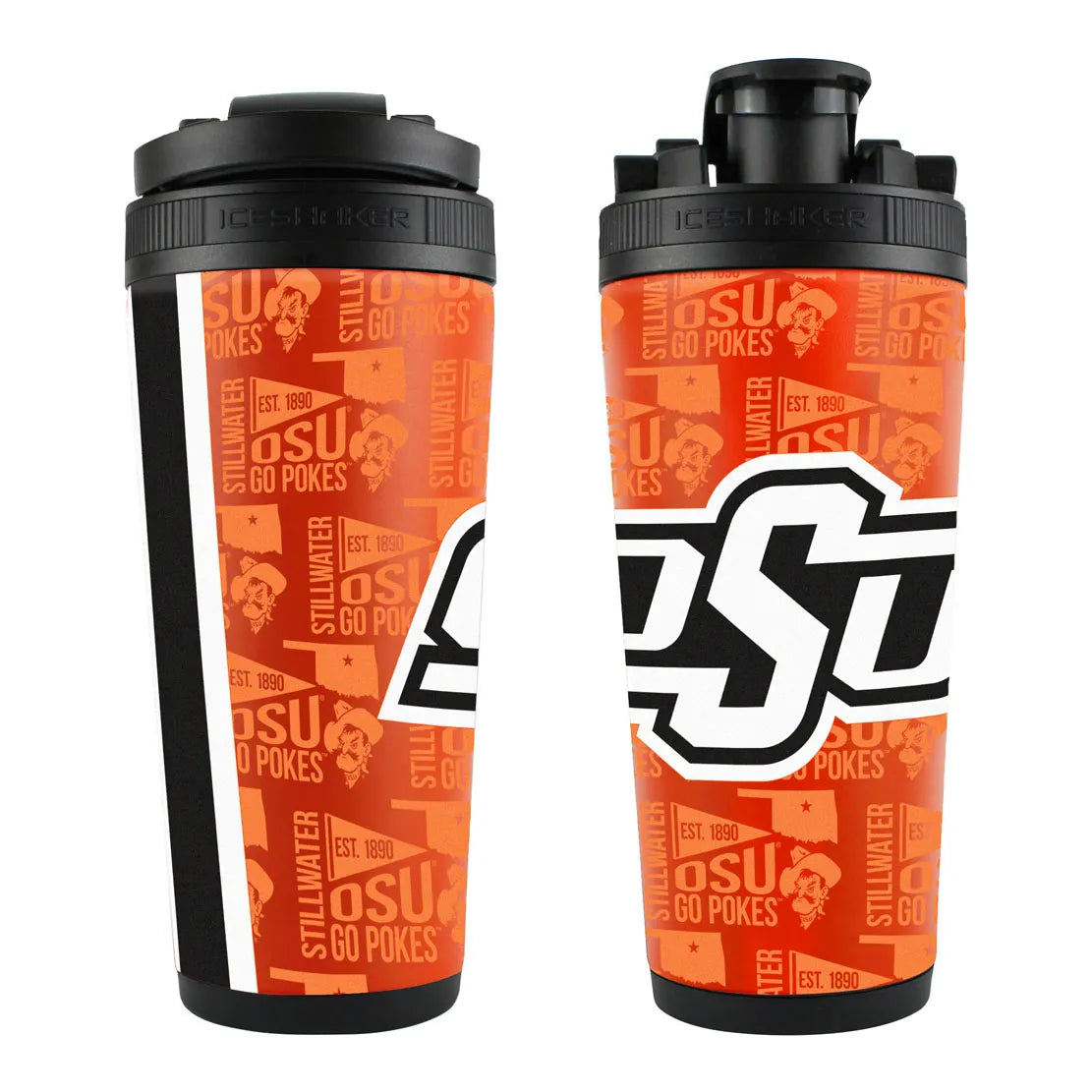NCAA ELEMENT 26OZ 4D STAINLESS STEEL ICE SHAKER