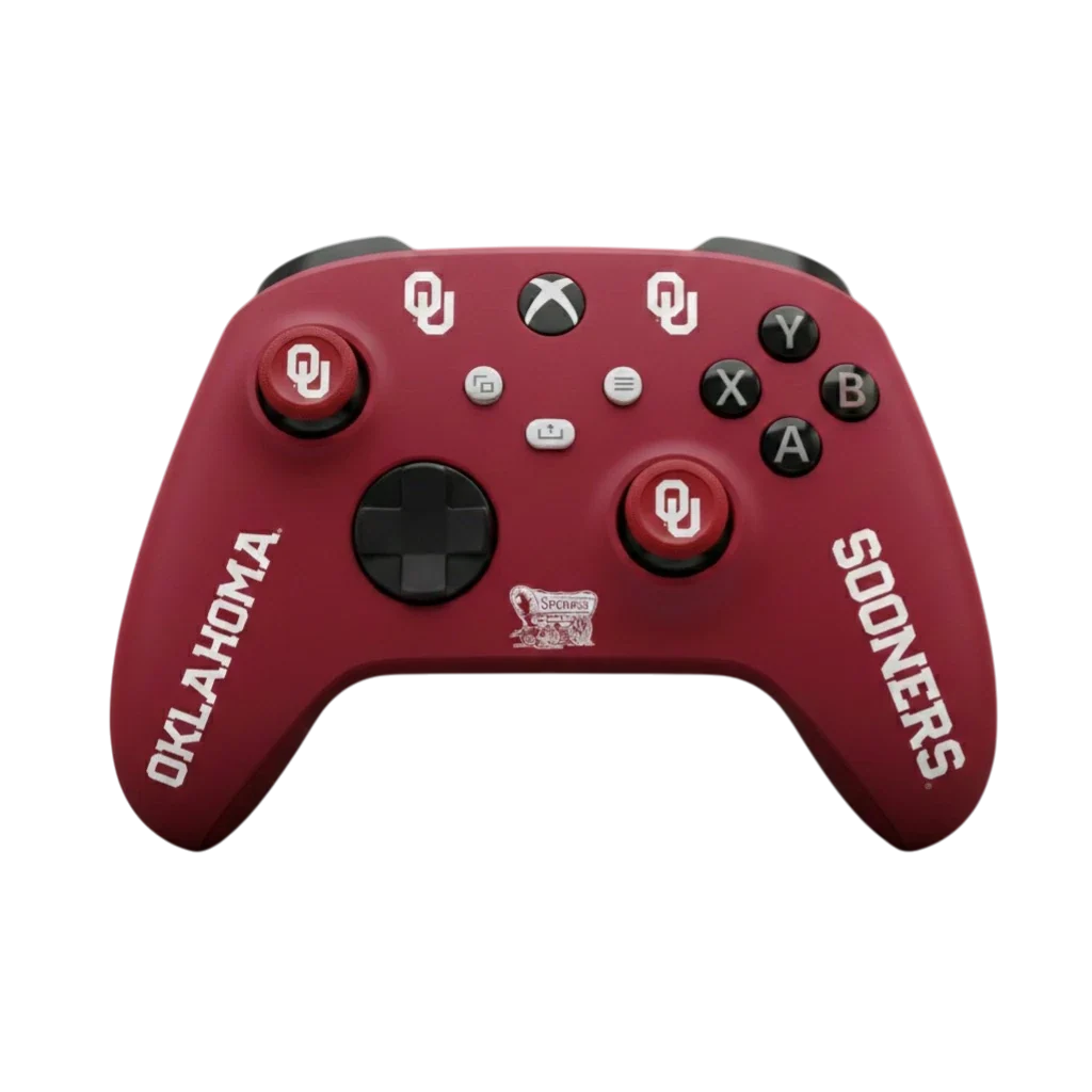Oklahoma Sooners Xbox Varsity Gripz Controller Wrap