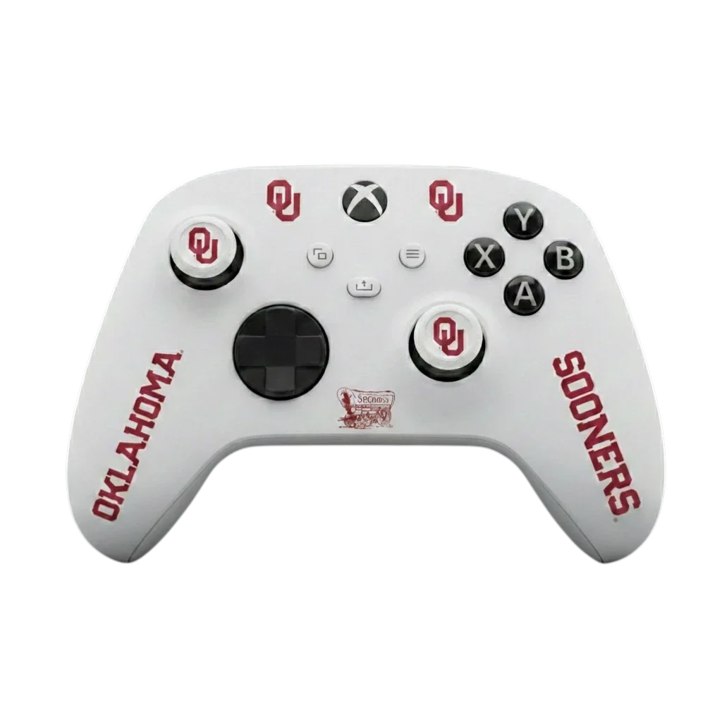 Oklahoma Sooners Xbox Varsity Gripz Controller Wrap