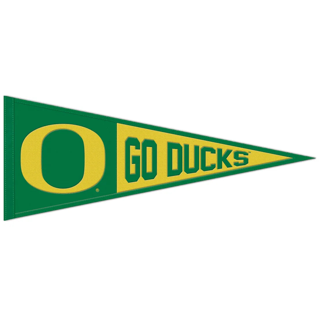 Collegiate Slogan Wool Pennant