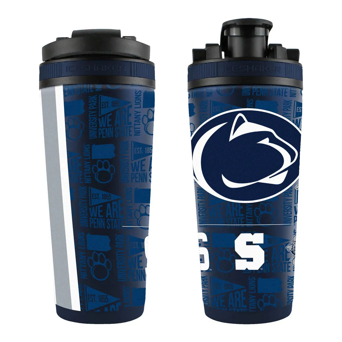 NCAA ELEMENT 26OZ 4D STAINLESS STEEL ICE SHAKER
