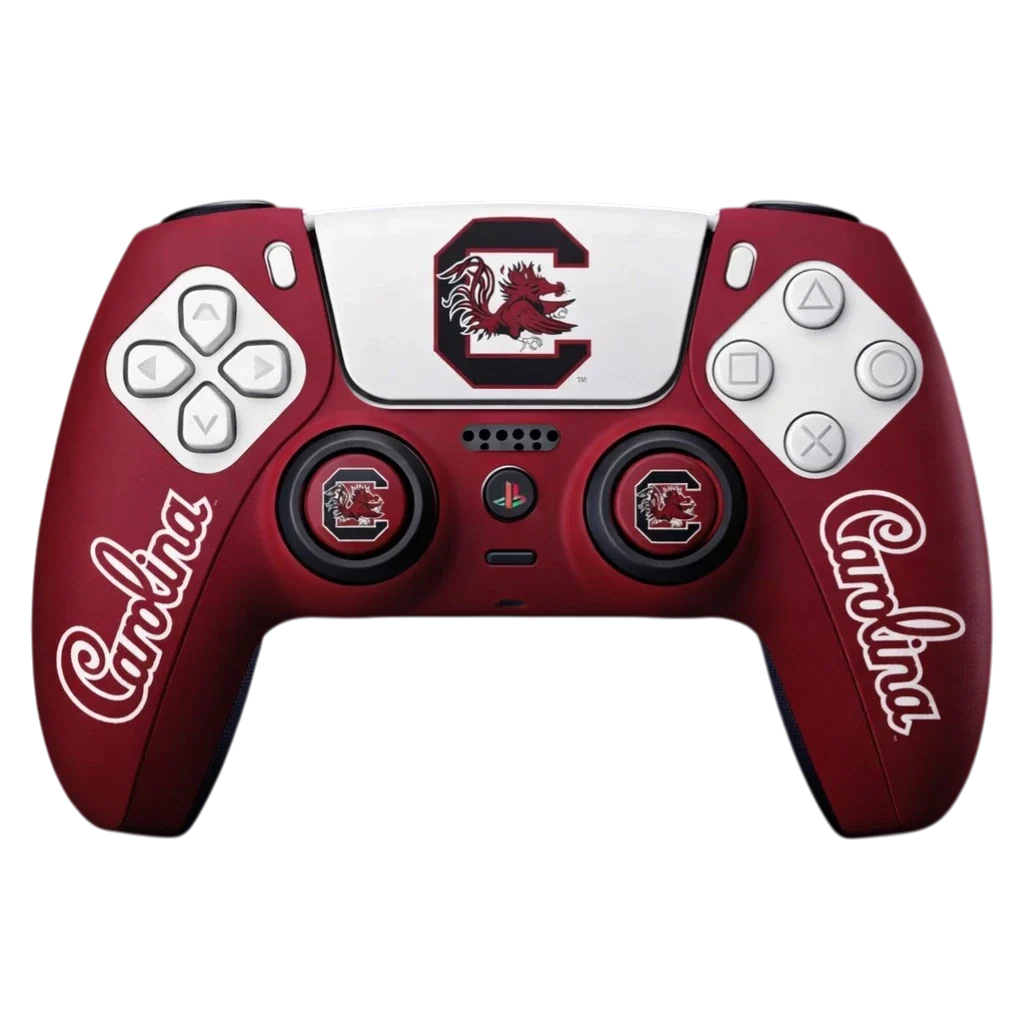 South Carolina Gamecocks PS5 Varsity Gripz Controller Wrap