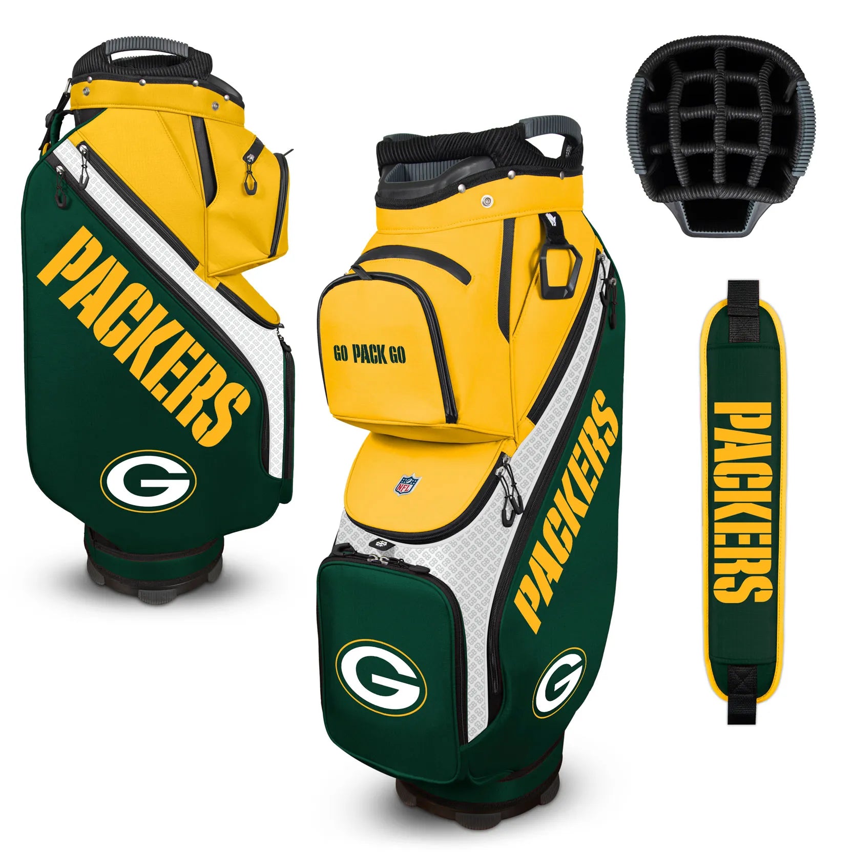 NFL Clubhouse Cooler Cart Golf Bag
