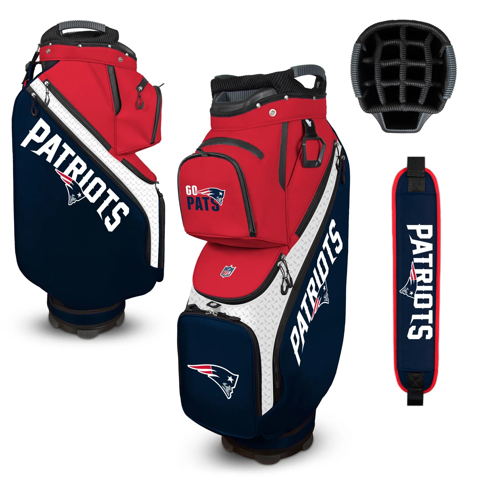 NFL Clubhouse Cooler Cart Golf Bag
