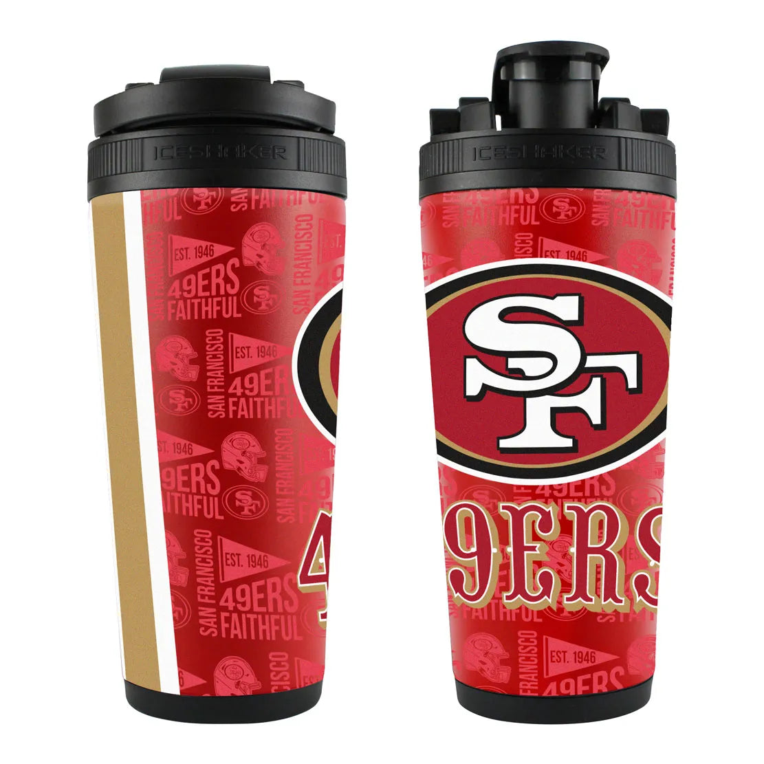NFL ELEMENT 26 oz. 4D STAINLESS STEEL ICE SHAKER